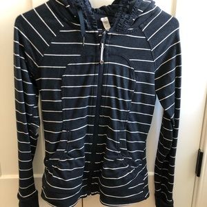 Size 2 hooded Lululemon sweatshirt